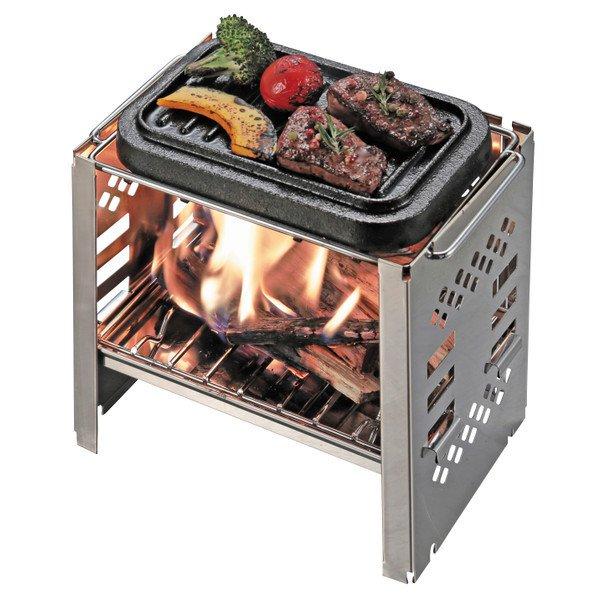 Captain Stag Captain Stag Ug 3062 [square Dutch Oven Mini]