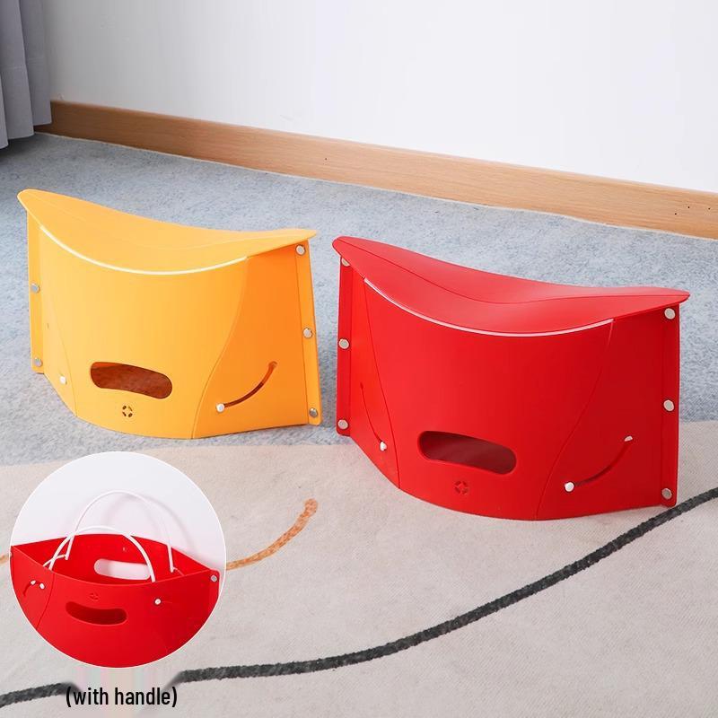 Jin Fu Portable Folding Plastic Stool for Travel and Outdoor Use