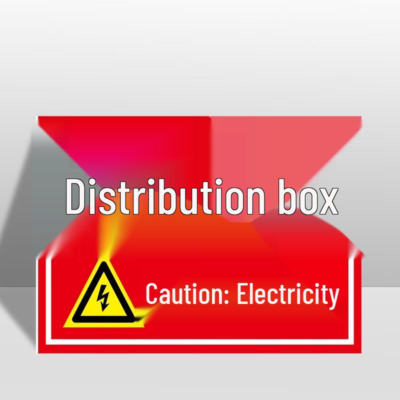 Industrial Safety Warning Sign Stickers (30x40cm)