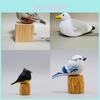 Handcrafted Wooden Bird Decor With Natureinspired Design For Home Office Tabletop Ornament