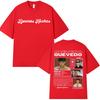 Rapper Quevedo Buenas Noches Tour 2025 T Shirt Unisex Women High Quality Tshirts Oversized Cotton Tshirt Streetwear Short Sleeve