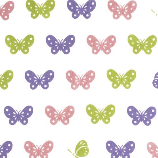 Somenoanbo Hand Towel Authentic Made in 35cm x 100cm "Fluffy Butterfly, Pink" Dyed, 100% Cotton, Tokuoka, Japan,