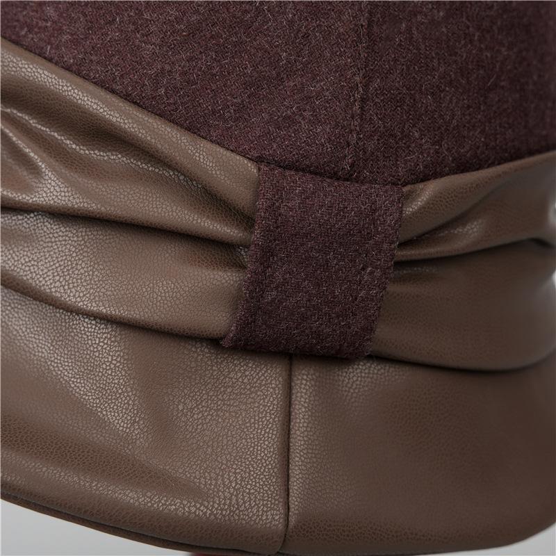 Hat women's autumn and winter new bucket hat fashion basin hat to keep warm in winter