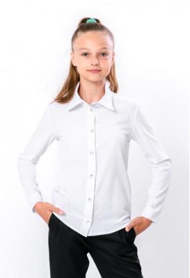 Chic Long Sleeve Blouse for Girls – Soft Material and Delicate Lace Trim, Any Season, 6050-066 HC