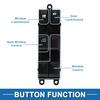 Power Window Switch No.25401EA003 Front Left Driver Side Window Control Switch for Nissan Frontier Xterra 2005-2012 Black