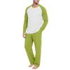Men's Long Sleeve Pajama Set - Comfortable Sleepwear for Home Loungewear