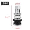 10 Pcs Inside Valve for Wheels, General Purpose, Short Valve, Valve Cap, Air Valve,
