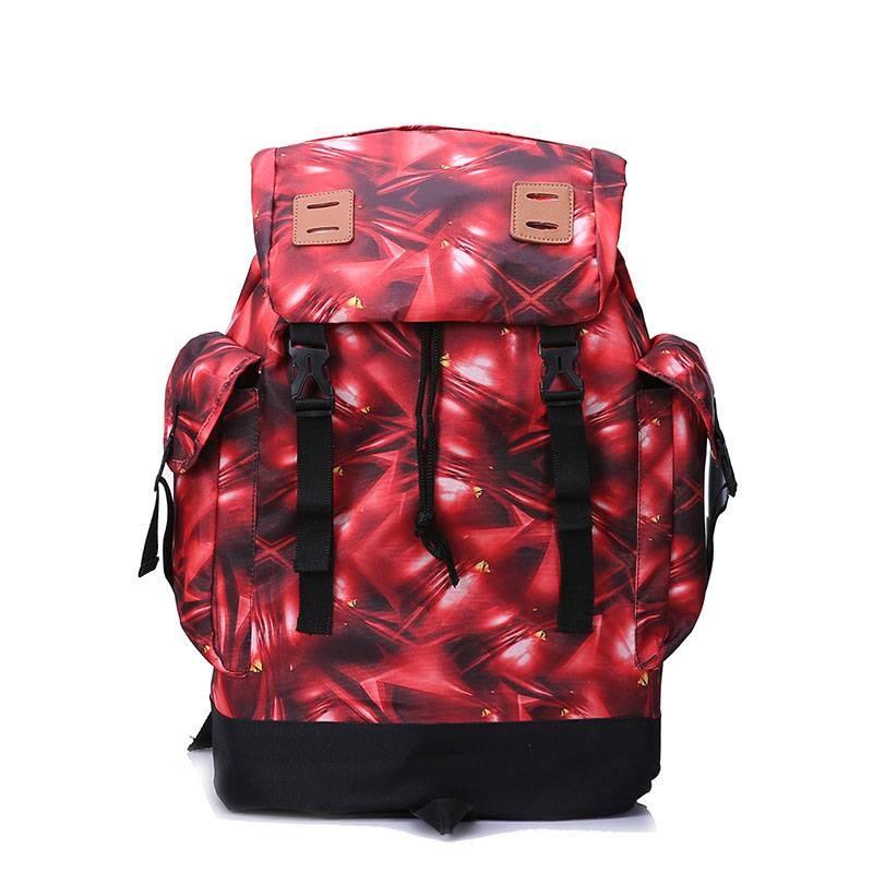 Waterproof Travel Mens Backpack Geometric Pattern Organizer Daily Bag Commute