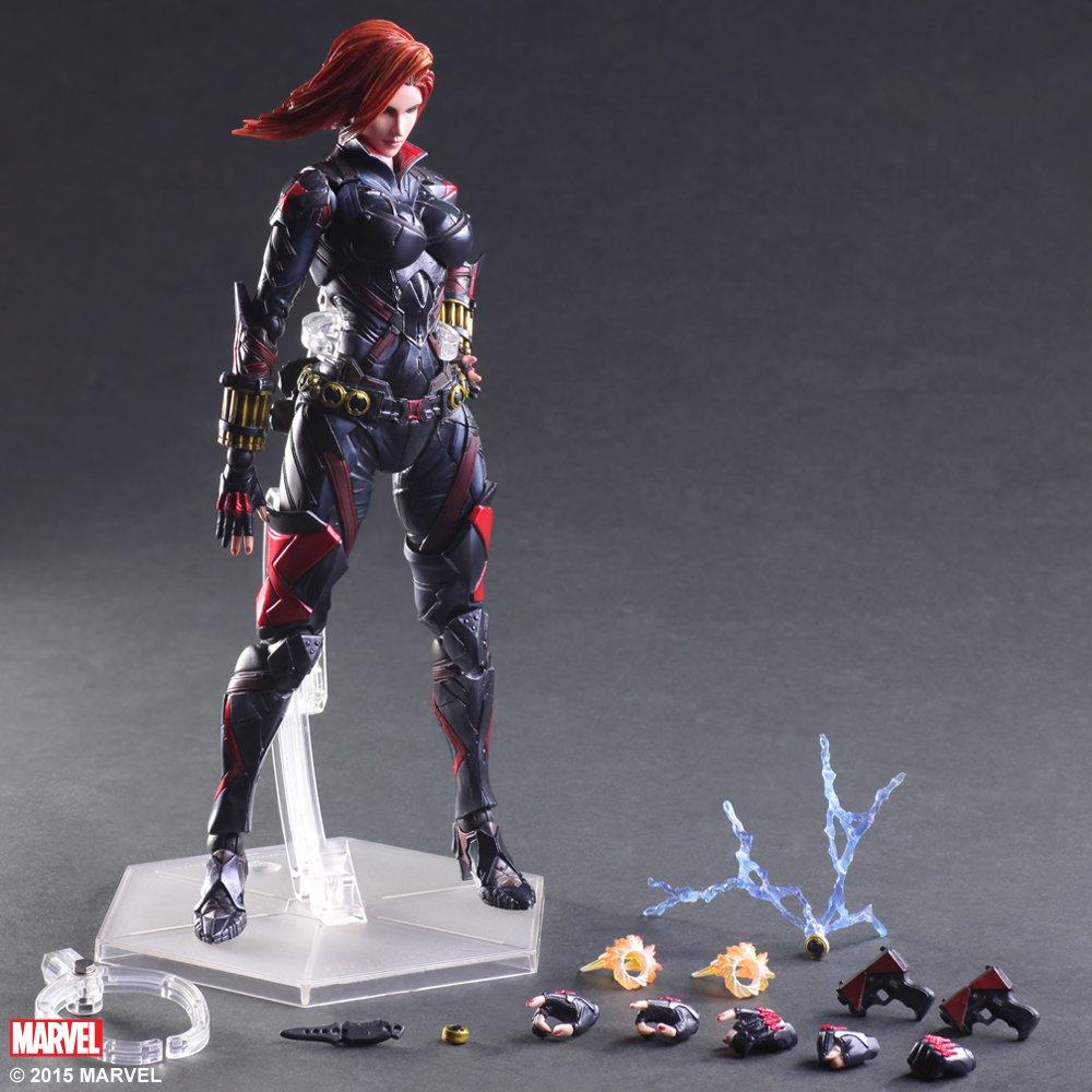 MARVEL UNIVERSE VARIANT PLAY ARTS Kai Black Widow PVC Painted Action Figure
