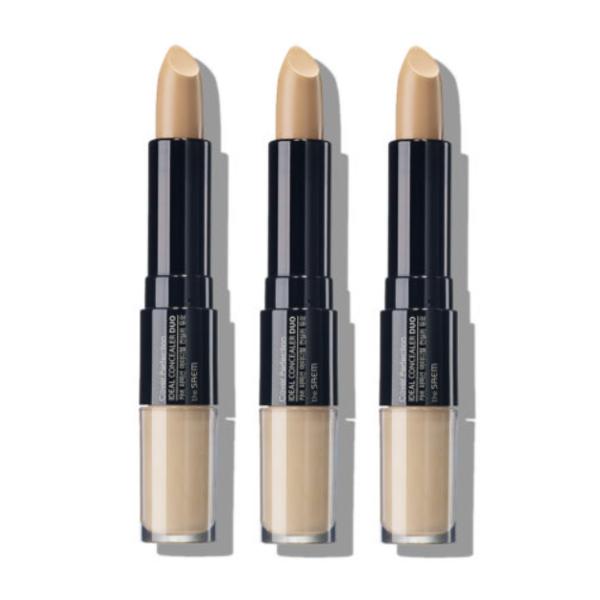 The Saem Cover Perfection Ideal Concealer Duo 4.2g (Stick) + 4.5g (Tip)  (3 Options)
