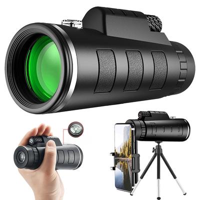 Teleskop High-Definition und hohe Vergrößerung Low-Light-Nachtsicht mit Kompass, Outdoor mit Mobiltelefon für Fotografie