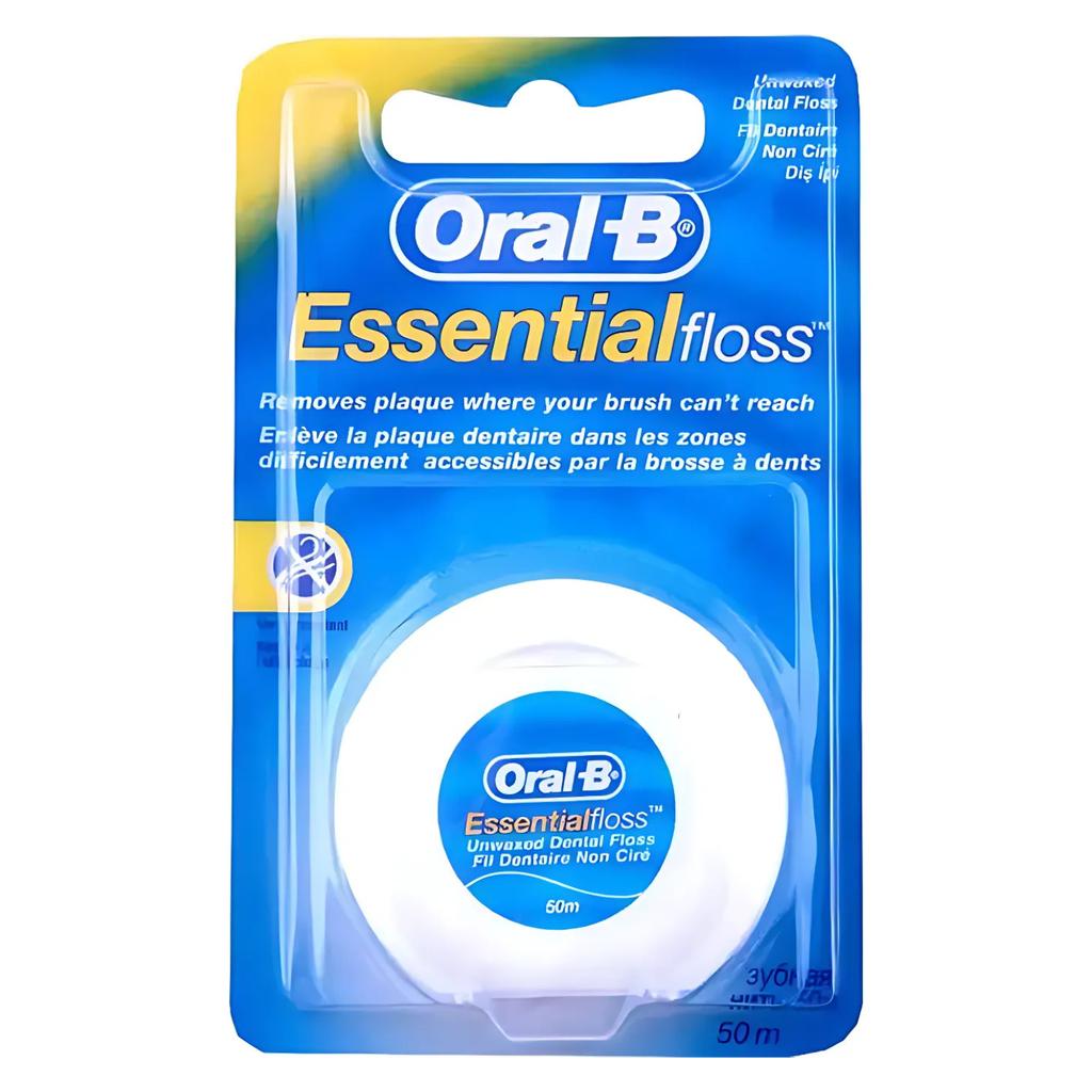 Oral-B Essential Floss Wax-Free Dental Floss 50M