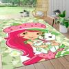 1Pc Strawberry Shortcake Fantasy Carpet Rug Customizable Soft Washable Antislip Home Living Room Sofa Mats Personalized Rug 0917256