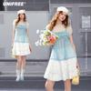 Plus Size Retro Sweet Lace Mesh Two-Piece Set