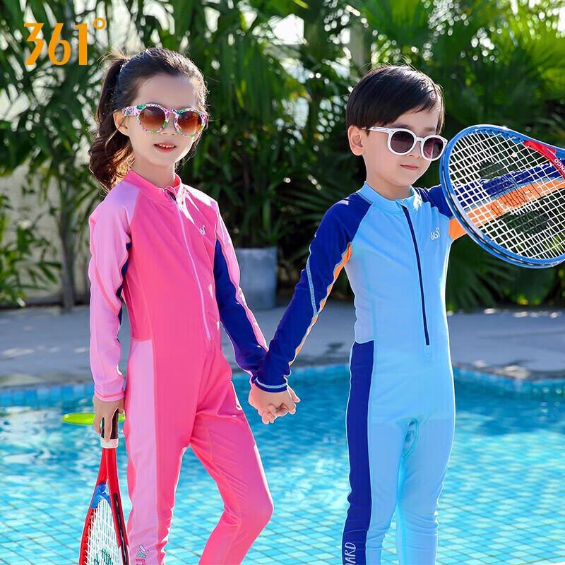 361° Boys' Long Sleeve One-Piece Sun Protection Swimsuit