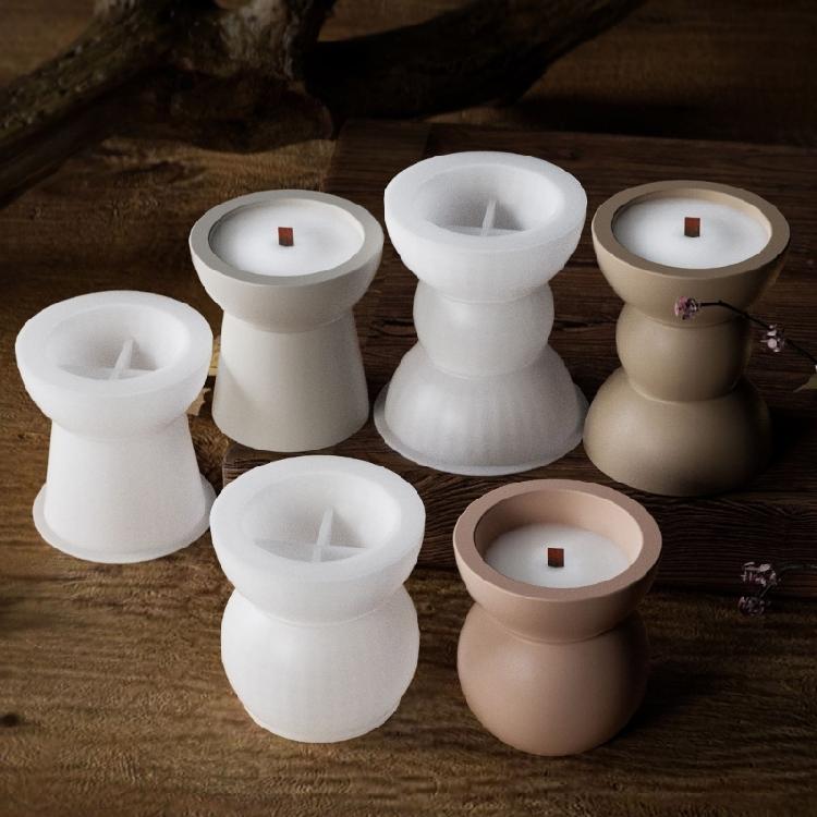 Multipurpose Sturdy Silicone Mould for Round Candle Accessory Portable for Artistics and Craft Supplies Lovers