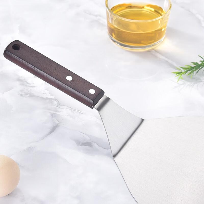 MDNG Stainless Steel Pizza Peel with Wooden Handle