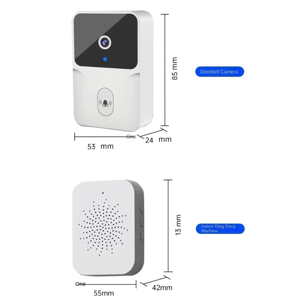 Vzdálený přístup Smart Video Doorbell Infrared Night Vision Wifi Video Door Bell Bezdrátový domovní zvonek