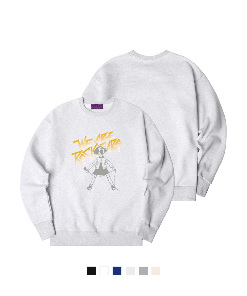 NUHABIT N/H Rocker Oversized Fleece-Lined Sweatshirt (Gom4-5Nh1337)