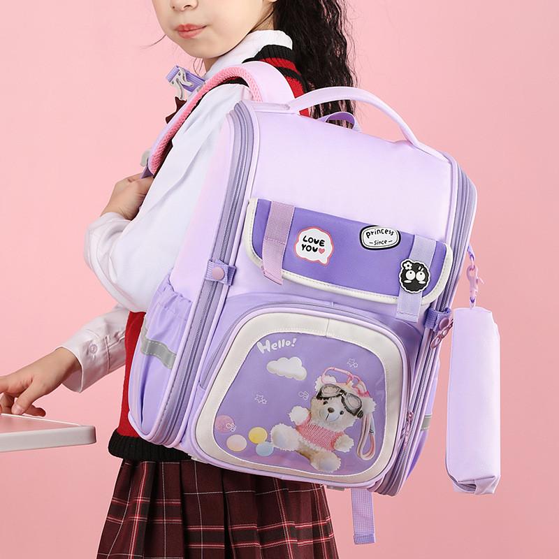 Capacity Large Unisex Backpack For Elementary School Children Ages One To Three In Trendy Colors