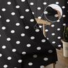 Polka Dot Schwarz Und Weiß Einfache Chiffon Gardinen für Wohnzimmer Schlafzimmer Dekoration Fenster Voiles Tüll Vorhang Vorhänge