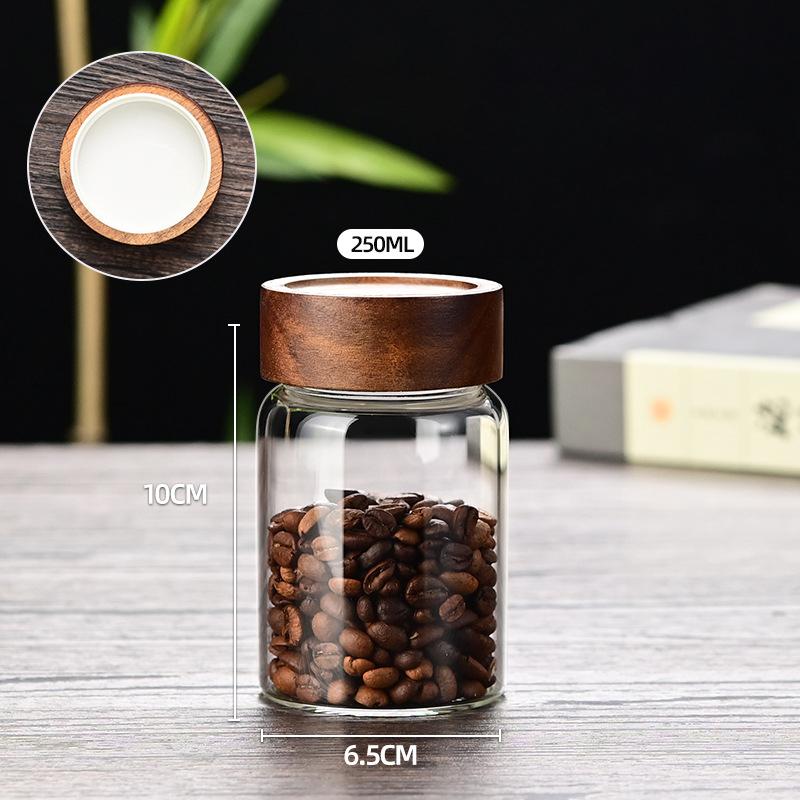 Kaffeebohnen Aufbewahrungsbehälter Röhren Displayständer Teeflasche Glas Einzeldosis Espresso Zubehör Kaffeegeschirr Set Barista Werkzeug Geschenk