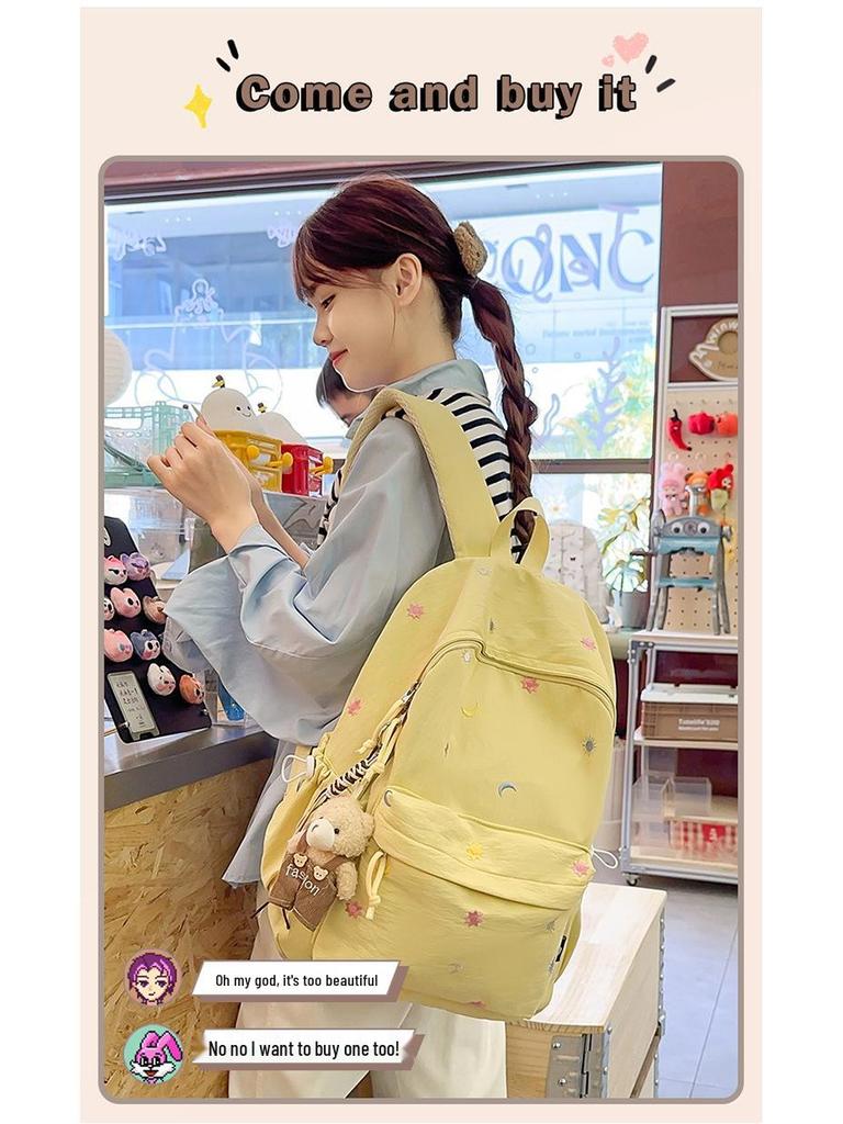 High-Capacity Cute Backpack for Middle & High School Girls