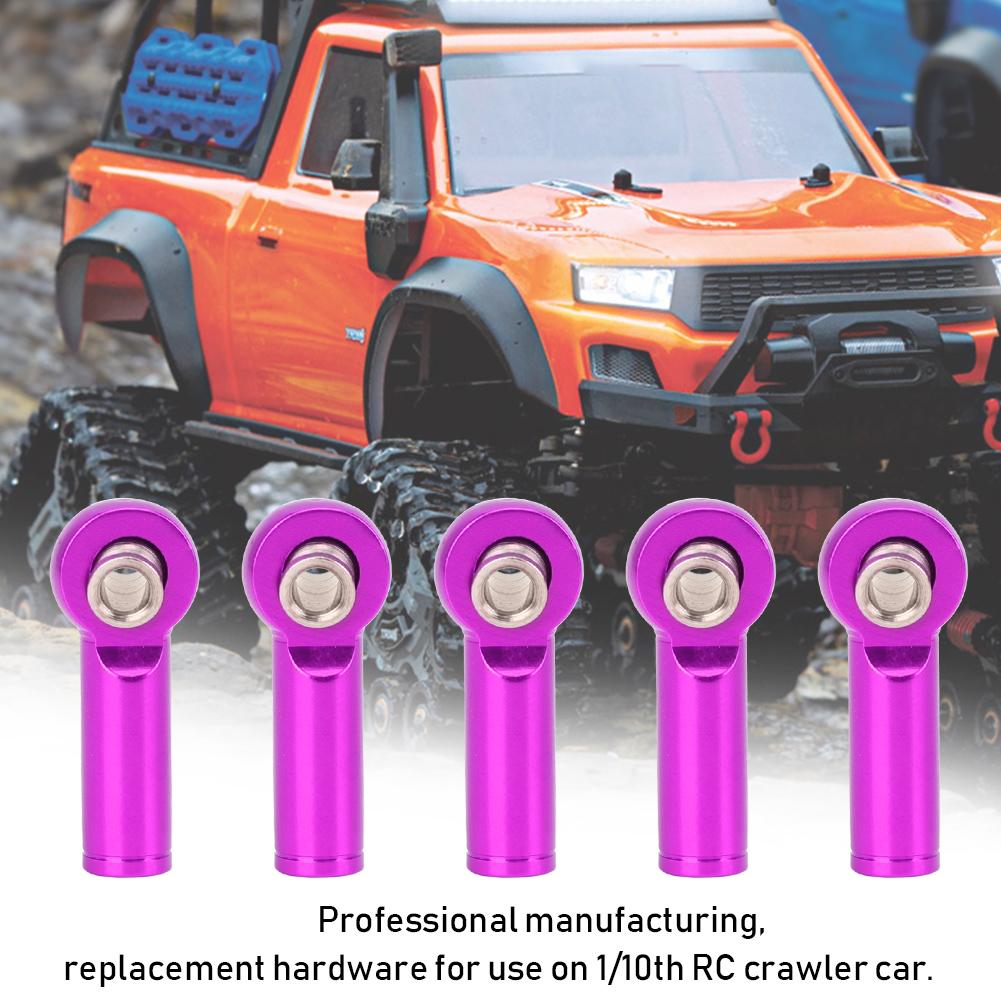 10Pcs Aluminium Alloy M4 and Negative Thrd Tie Push Link Rod Joint For 1/10 Model RC Car