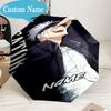 Custom Name Umbrella Powerful Anime Jujutsu Umbrella 8-Frame for Travel, Camping, Casual Lightweight Portable, Essential for Family Gifts