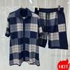 3D Pattern Printed Men's Fashion Two-Piece Shorts Set