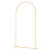 Arch Backdrop Stand, 2 x 1 m, Stable Structure, Easy Assembly, 1 Piece Gold Metal Arch Backdrop Stand for Wedding, Birthday Party, Graduation, Holiday