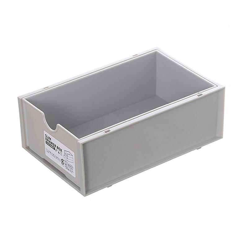 1 шт Настольный ящик для хранения Косметика и Офисные принадлежности Шкаф для хранения Можно штабелировать и комбинировать для хранения в ящиках серый 699₽