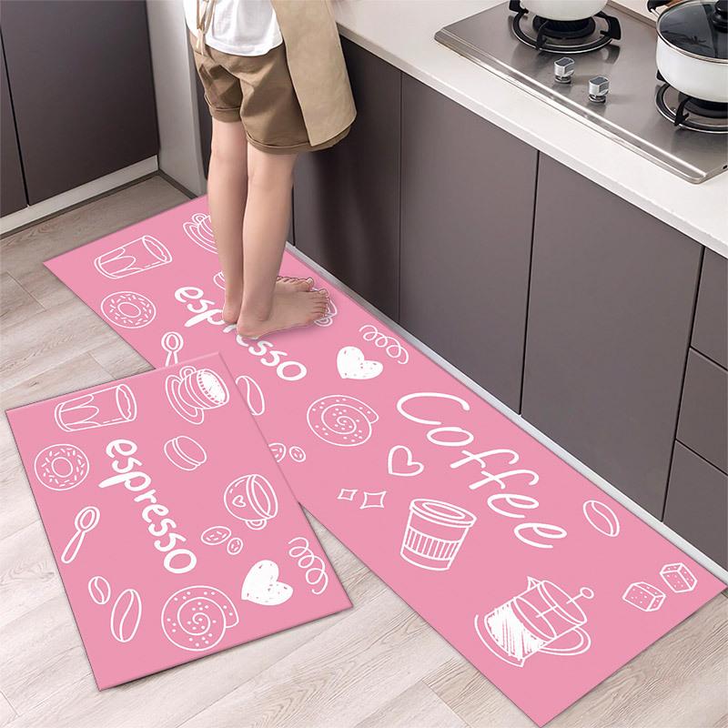 Tapetes da moda Tapete simples Estilo nórdico Tapete de cozinha Tapete doméstico Tapete moderno Decoração para casa