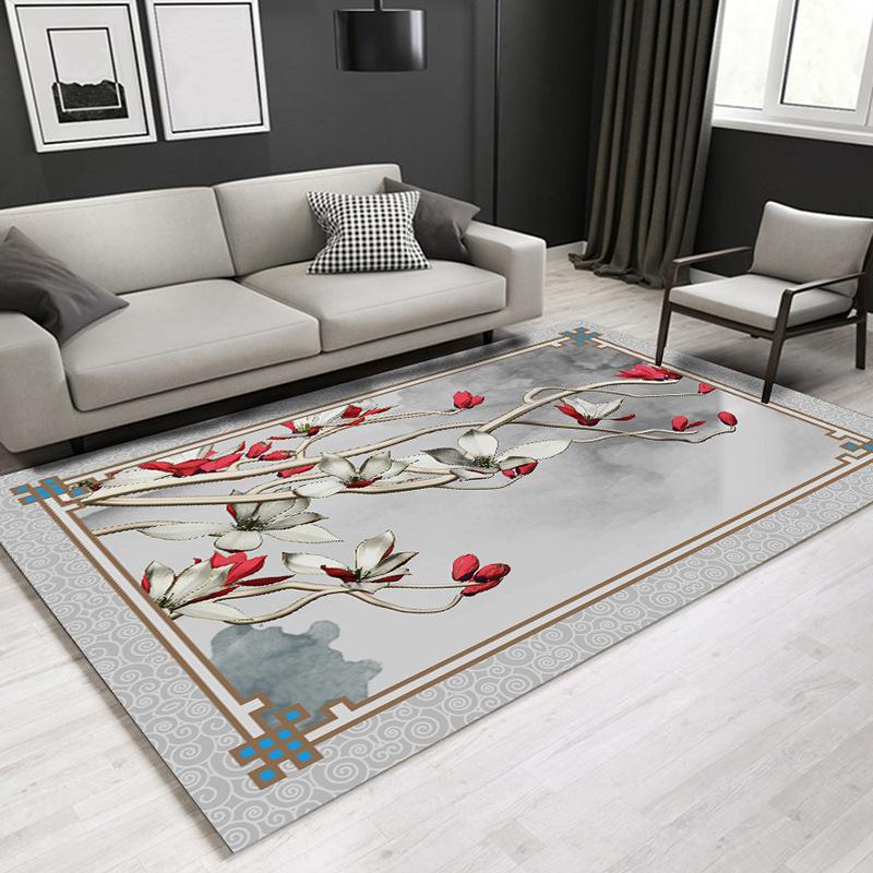 Chinese Series Carpet Living Room Bedroom Home Carpet Floor Mat Rectangular Carpet Bedroom Bedside Blanket
