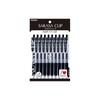 Zebra Sarasa Clip Gel Ballpoint Pen, 0.5mm, Black, 10 pens, P-JJ15-BK10