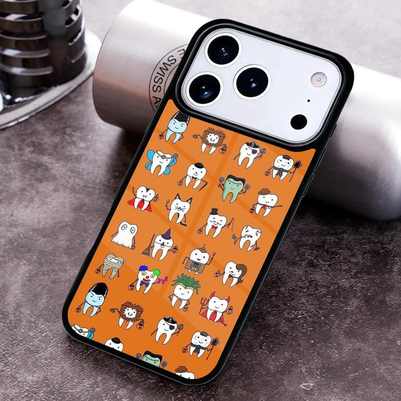 Dentist Tooth Phone Case For iPhone 17 16 15 14 13 12 11 Pro Max Plus 17Air Soft Silicone Cover