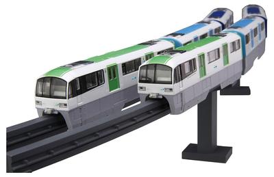 Fujimi Models 1/150 Structure Kit Series No. 15 EX-1 Tokyo Monorail 2000 Series 6-Car Train (Unpainted Kit) STR-15 EX-1