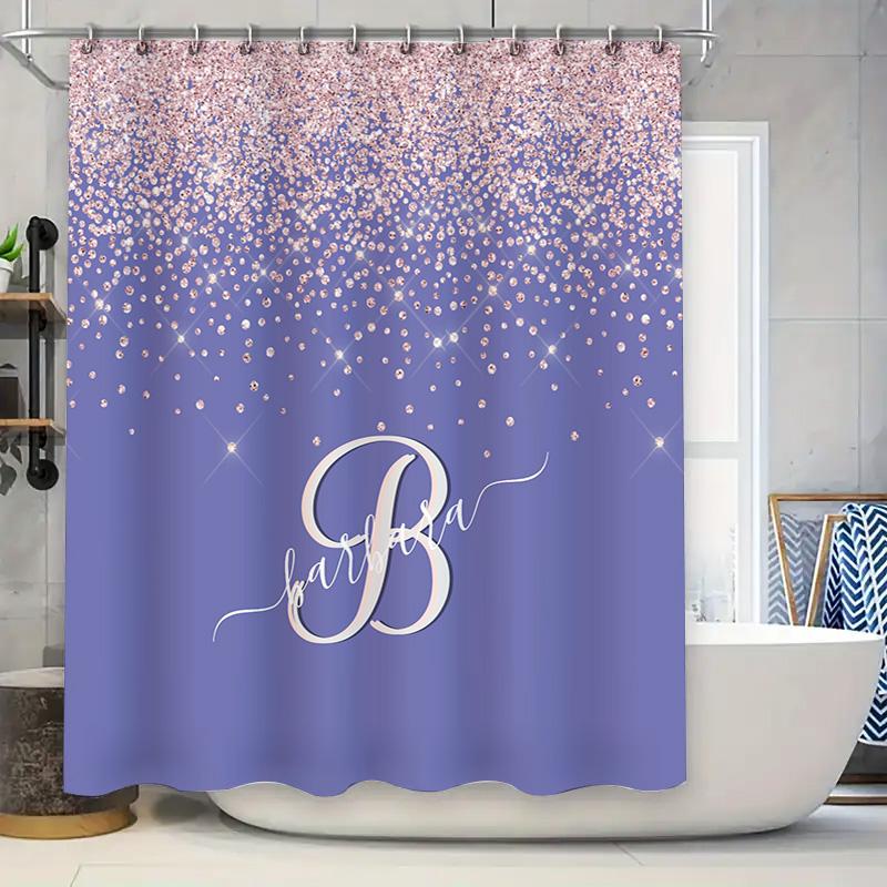 

Hand-Painted Turtle Shower Curtain Blue Green Background With Soft Flock Backdrop Watercolor Bathroom Decor For Kids Bathrooms W60H190(CM)-1 Pcs