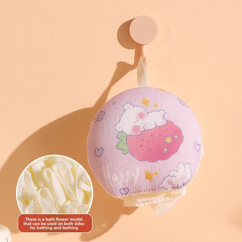 

Утолщенная двухслойная моющая бытовая перчатка для спины Happy Cartoons