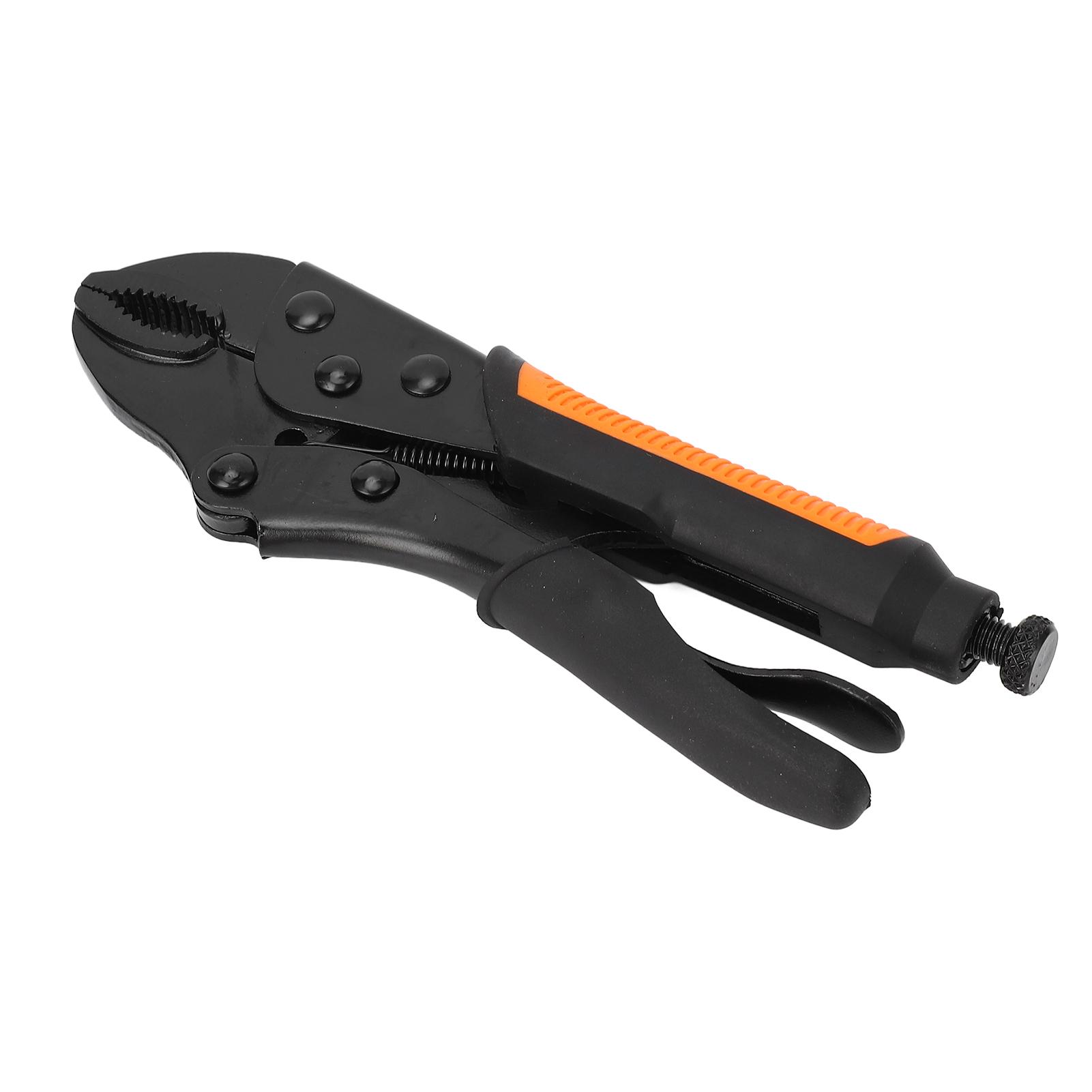 Locking Pliers Curved Jaw Carbon Steel   Wrench Woodworking Clamping Device