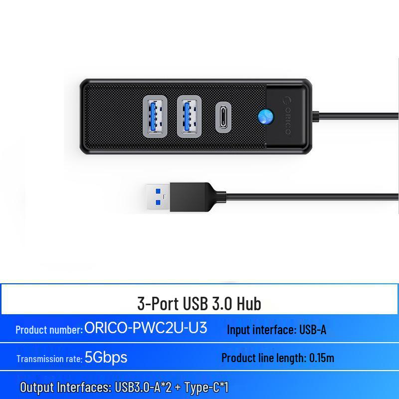 ORICO USB 3.0 4-Port Multi-Port Extension Adapter