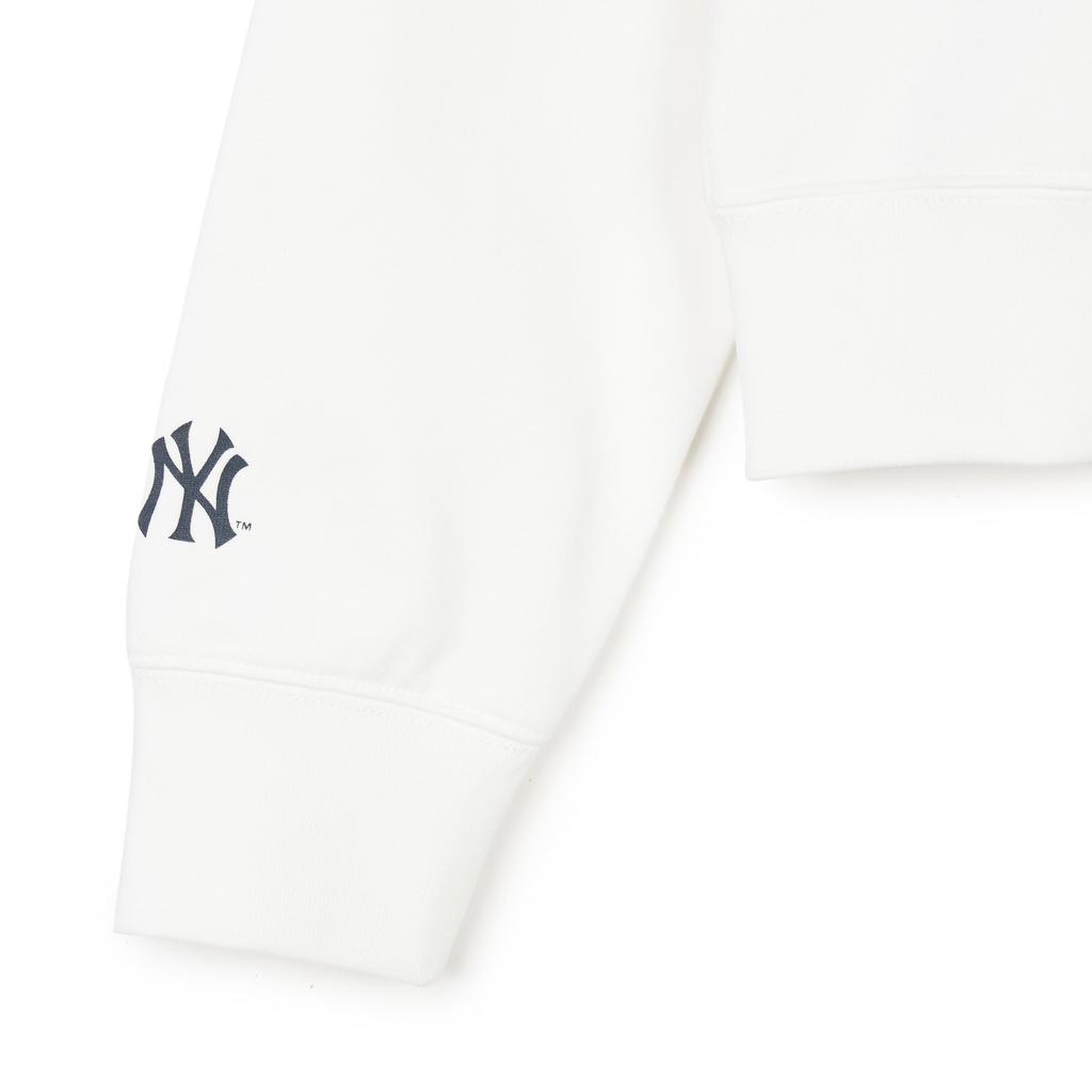 New MLB SS24 New York Yankees Sweatshirt Women's Ivory 3FHDV0241-50IVS