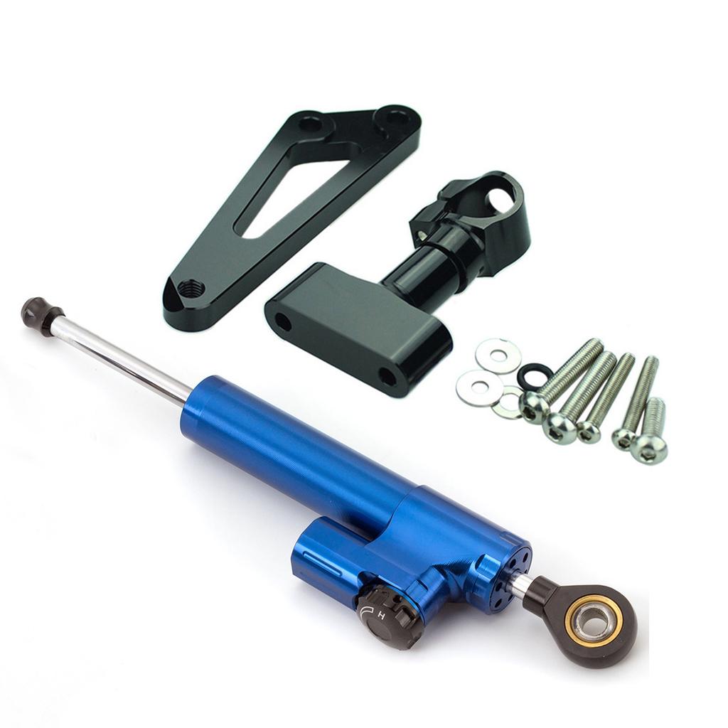 Fiber Carbon Steering Damper Stabilizer Motorcycle For Honda CB600F HORNET CB 600 F 2007-2016 Dampers Mount Bracket Support Kit