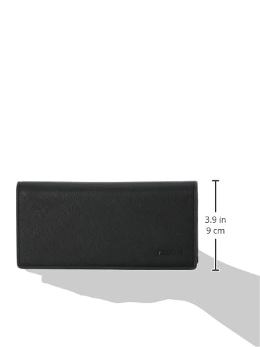 Admiral ADLI-02 Men's Business Bifold Wallet with I-Zip Pocket, Slim and Lightweight Design (Black)