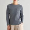 Eco Hybrid Waffle Boat Neck Long Sleeve Tee WL Size Khaki [NANGA] (Women's)