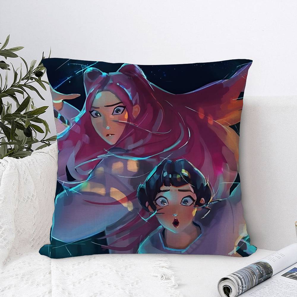 Kpop DDemon HHunters Pillowcase toon Gift Cushion Cover Bedroom Home Sofa Chair Seat Decor pillow case