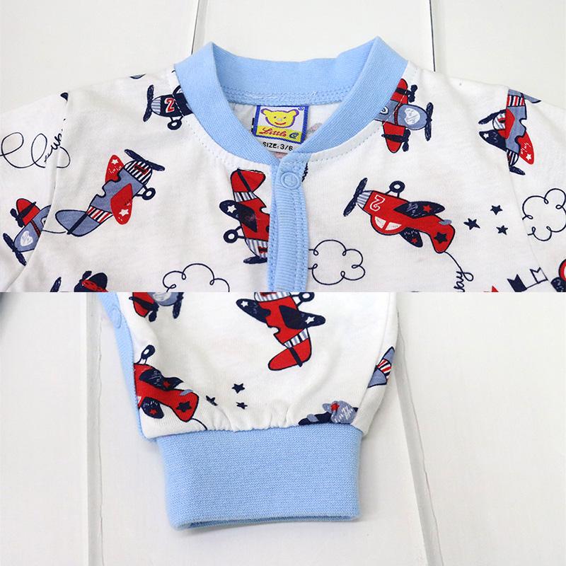 Newborn Boy Girl  Infant Clothing Cotton Button Short Sleeve Rompers Winter Spring One Piece Kid Long Sleeve Kidswear Aapparel
