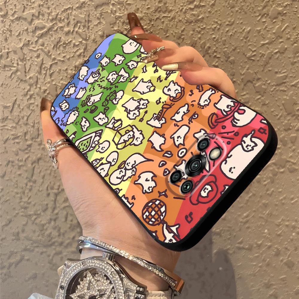 Cute Cat Cartoon Case for Xiaomi Poco F8 X3 X4 X5 X7 Pro F1 M3 M4 M7 F3 C71 M5 C75 C61 C50 Funda Phone Cover