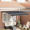 Automatic Retractable Awning vidaXL Anthracite 300x250 Cm 3329934