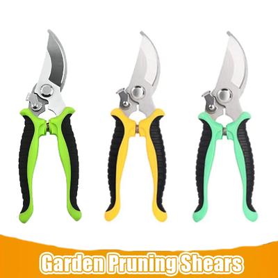 Professional  Pruner Garden Scissors Sharp Bypass Pruning Shears Tree Trimmers Secateurs Hand Clippers For Garden Beak Scissors